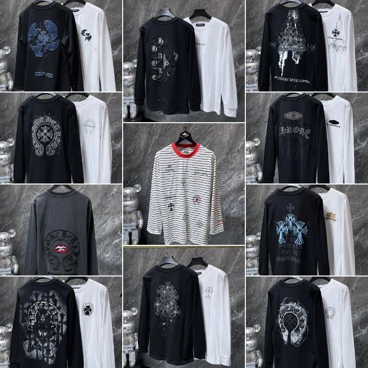 Chrome Hearts Long Sleeve T-Shirts [20 styles] | 7782812396