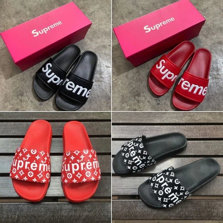 Supreme x Louis Vuitton Monogram Slide Sandals | 7753509915