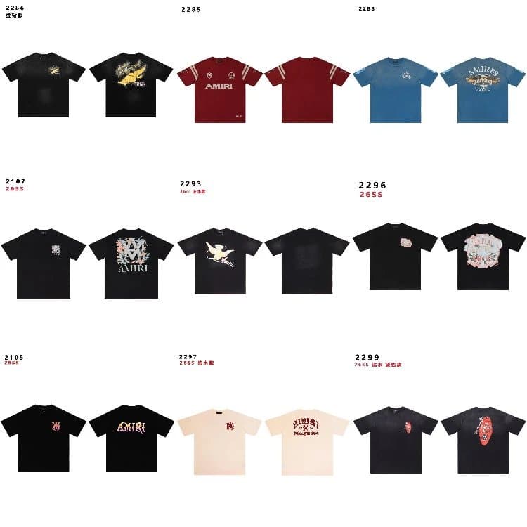 Amiri Graphic T-Shirt [20 styles] | 7782733568
